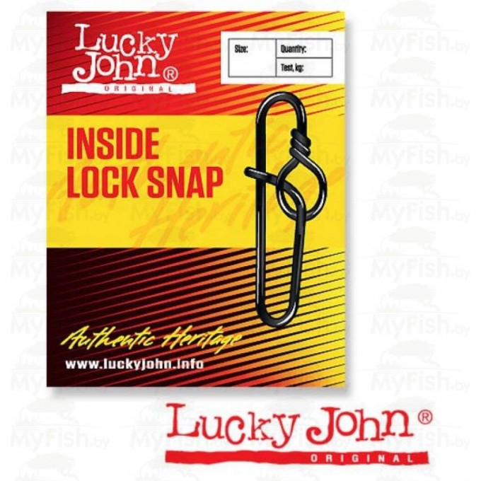 Застежки LUCKY JOHN INSIDELOCK 000 5Шт. LJ5060-000