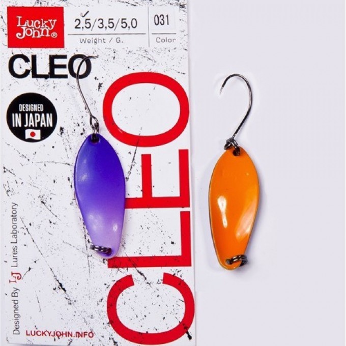 Блесна колеблющаяся LUCKY JOHN CLEO 3,5 г, цвет 031 LJCL35-031 Блесна колеблющаяся LUCKY JOHN CLEO 3,5 г, цвет 031 LJCL35-031