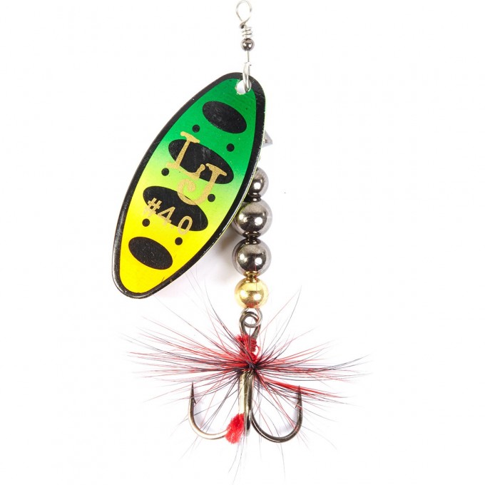 Блесна вращающаяся LUCKY JOHN SHELT BLADE TUNGSTEN BODY №3, 14 г, цвет 008 LJSBT03-008