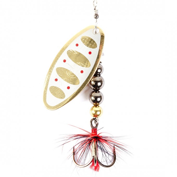 Блесна вращающаяся LUCKY JOHN SHELT BLADE TUNGSTEN BODY №4, 20 г, цвет 002 LJSBT04-002