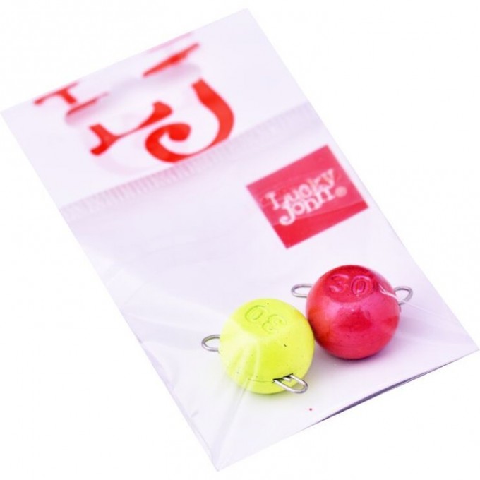 Груз-головки разборные LUCKY JOHN BALL RGY MIX1 36г, 2шт LJBRMIX1-036