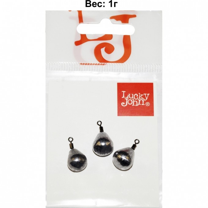 Грузa LUCKY JOHN JIG RIG 1г, уп. 3шт LJJR-0010
