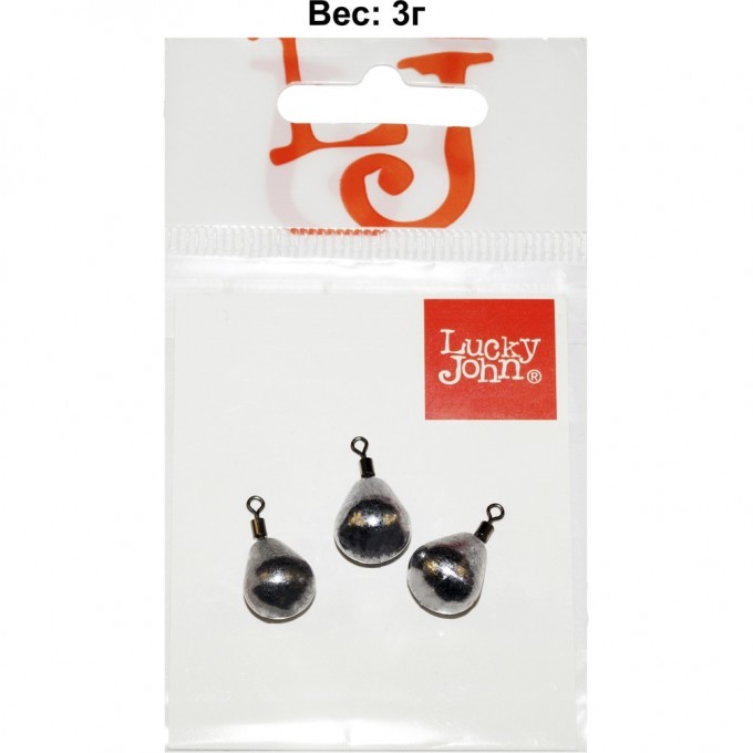 Грузa LUCKY JOHN JIG RIG 3г, уп. 3шт LJJR-0030