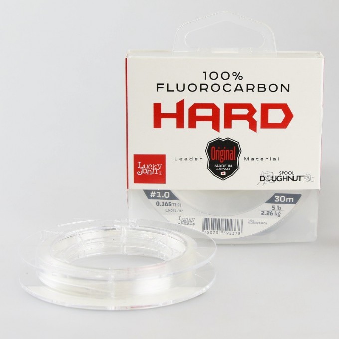 Леска монофильная LUCKY JOHN FLUOROCARBON HARD 30 м – 0,310 мм LJ4051-031