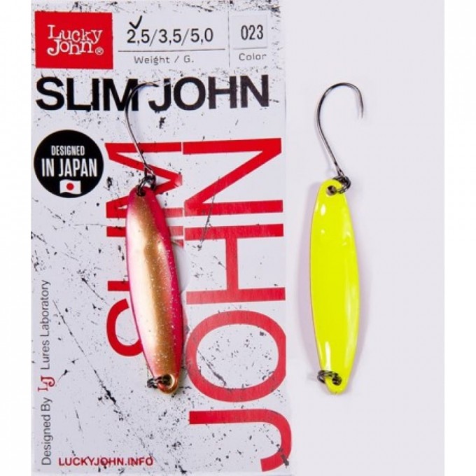 Блесна колеблющаяся LUCKY JOHN SLIM JOHN 3,5 г, цвет 023 LJSJ35-023