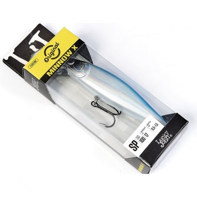 Воблер суспендер LUCKY JOHN ORIGINAL MINNOW X 8 см, цвет a67 LJO0808SP-A67